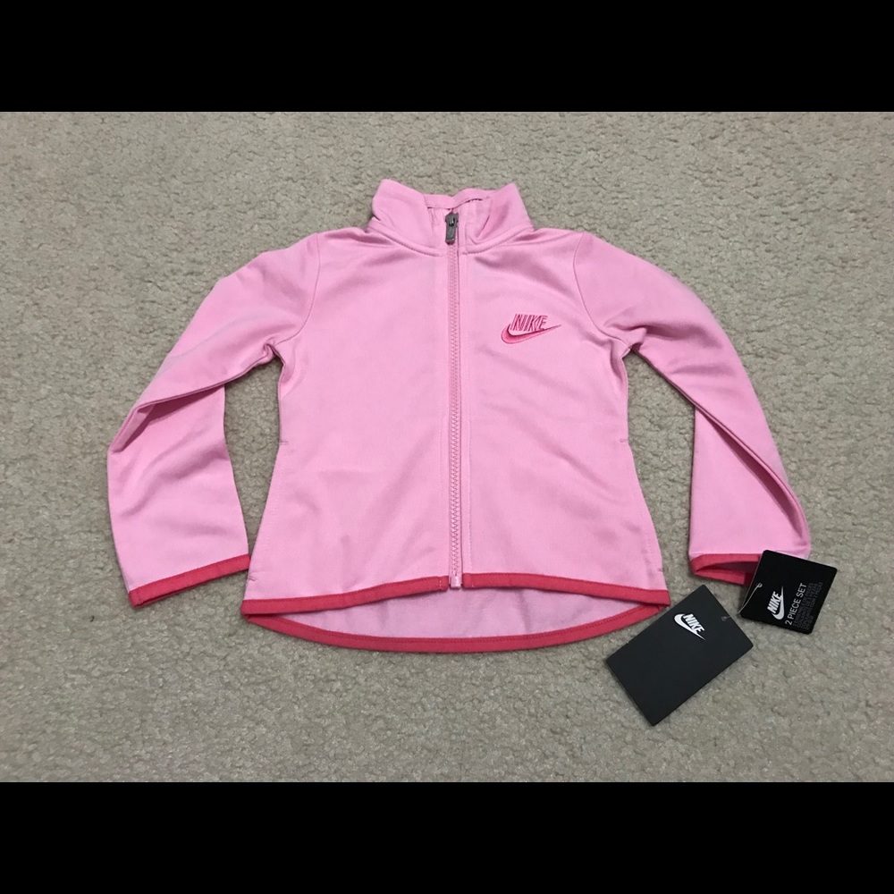 NWT Nike Pink Full Zip Jacket Girls 2T